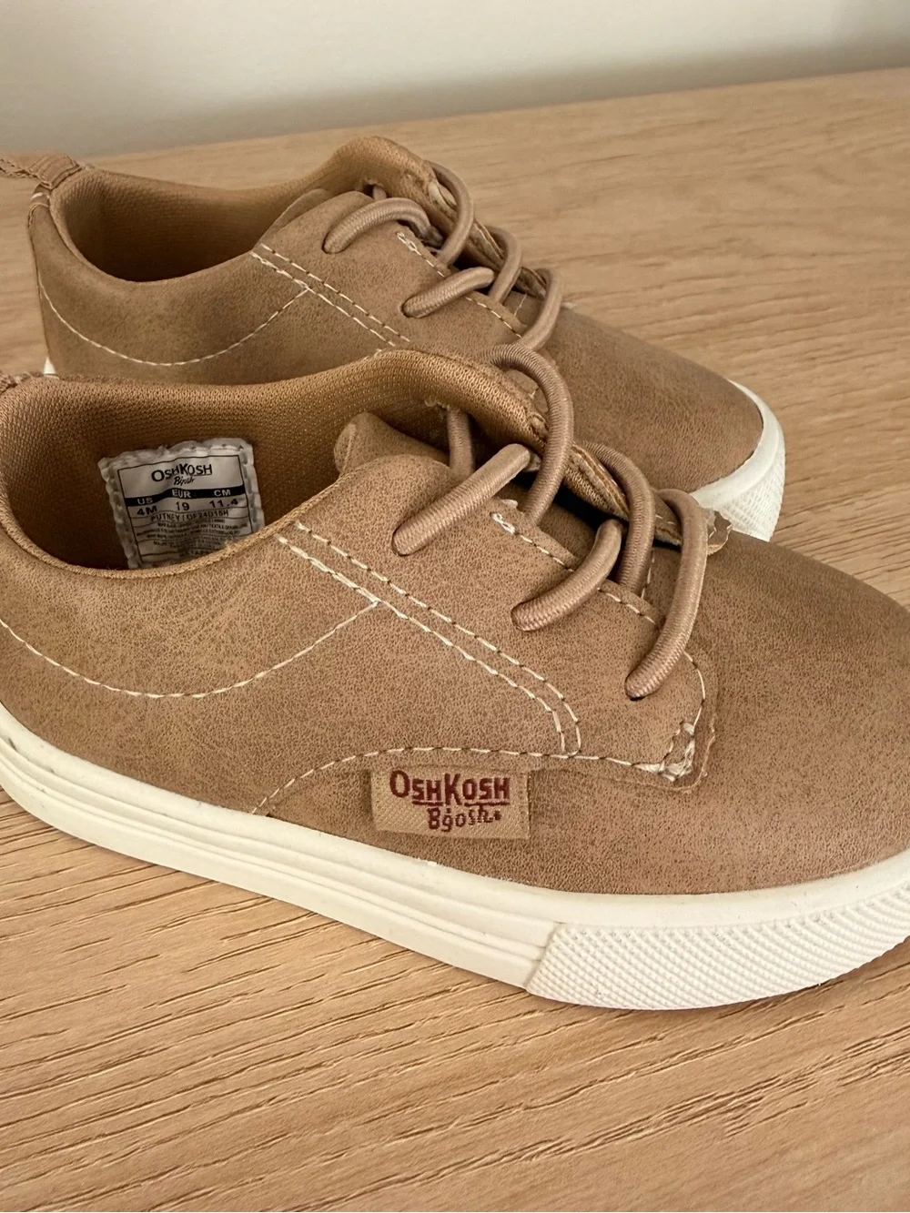 OshKosh B'gosh Kids' Tan Lace-Up Sneaker